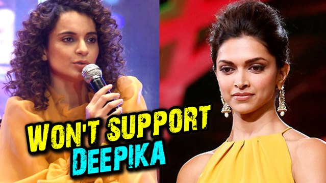 Padmavati: Kangana Ranaut REACTS On Deepika Padukone's Death Threats