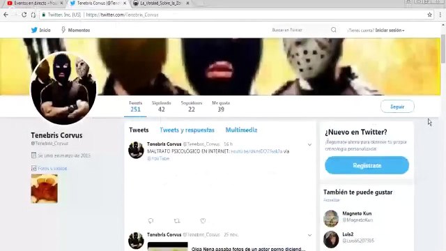 LAS FALSAS PRUEBAS ILUMINADAS DE QUE YO SOY TENEBRIS CORVUS DESMONTADAS - SALSEO INFERNAL