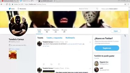 LAS FALSAS PRUEBAS ILUMINADAS DE QUE YO SOY TENEBRIS CORVUS DESMONTADAS - SALSEO INFERNAL