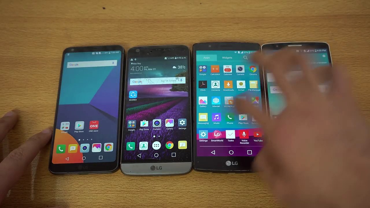 LG G6 vs LG G5 vs LG G4 vs LG G3 - Speed Test! (4K)-Q6MdgT_Axhg