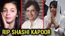 Priyanka Chopra, Alia Bhatt FINAL Goodbye To Shashi Kapoor