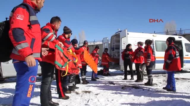 Erzurum Umke Ekiplerinin Tatbikatı Gerçeğini Aratmadı