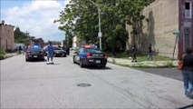 BALTIMORE RAW DAYTIME HOOD FOOTAGE  POLICE VS RESIDENTS