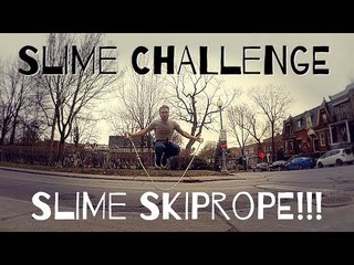 Vlogger Creates Skipping Rope Using Homemade Slime