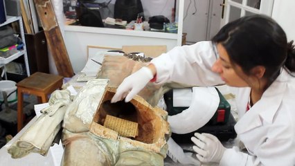 Espagne : un message de 240 ans caché dans une statue de Jésus