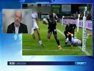 L'interview de Simon Gillham au JT de France 3 Limousin - 04/12/17