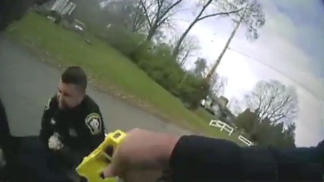 Un policier tase son collègue par erreur pendant une arrestation
