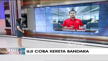 Uji Coba Kereta Bandara