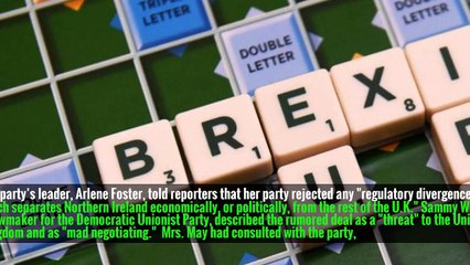 Latest Stumbling Block in Brexit Talks: The Irish Question