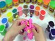 Learn Colors With Yogurt Surprise Slime Clay Vs Silly Putty Vs Play Doh Vs Kinetic Sand
