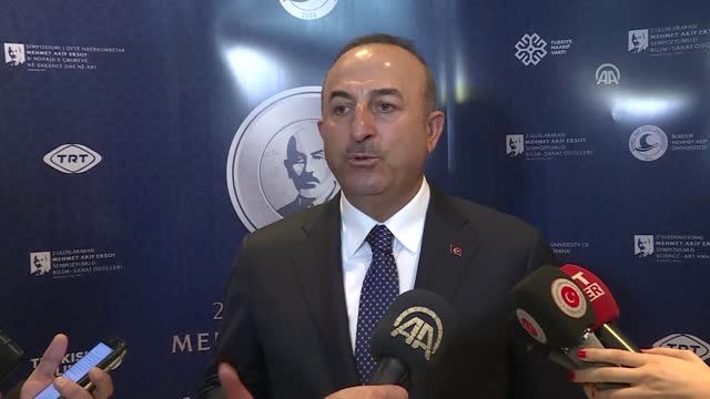 Dışişleri Bakanı Çavuşoğlu: Ypg'nin Eski Sözcüsü Malumun İlanını Yaptı