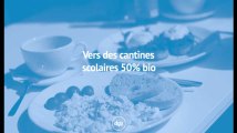 Le gouvernement souhaite aller vers des cantines scolaires 50 % bio