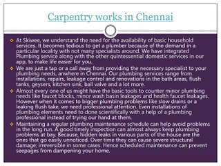 Carpentry works in Chennai - skiwee