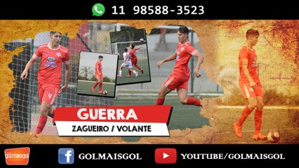 GUERRA - Rafael Gomes Guerra - Zagueiro / Volante - www.golmaisgol.com.br