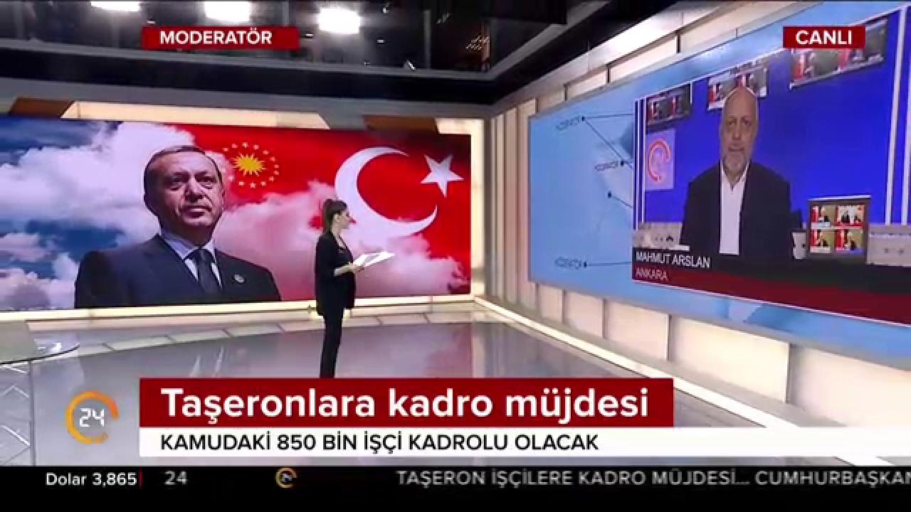 Taşeronlara kadro müjdesi