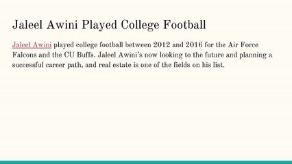 Jaleel Awini: Pros and Cons of Working in Real Estate