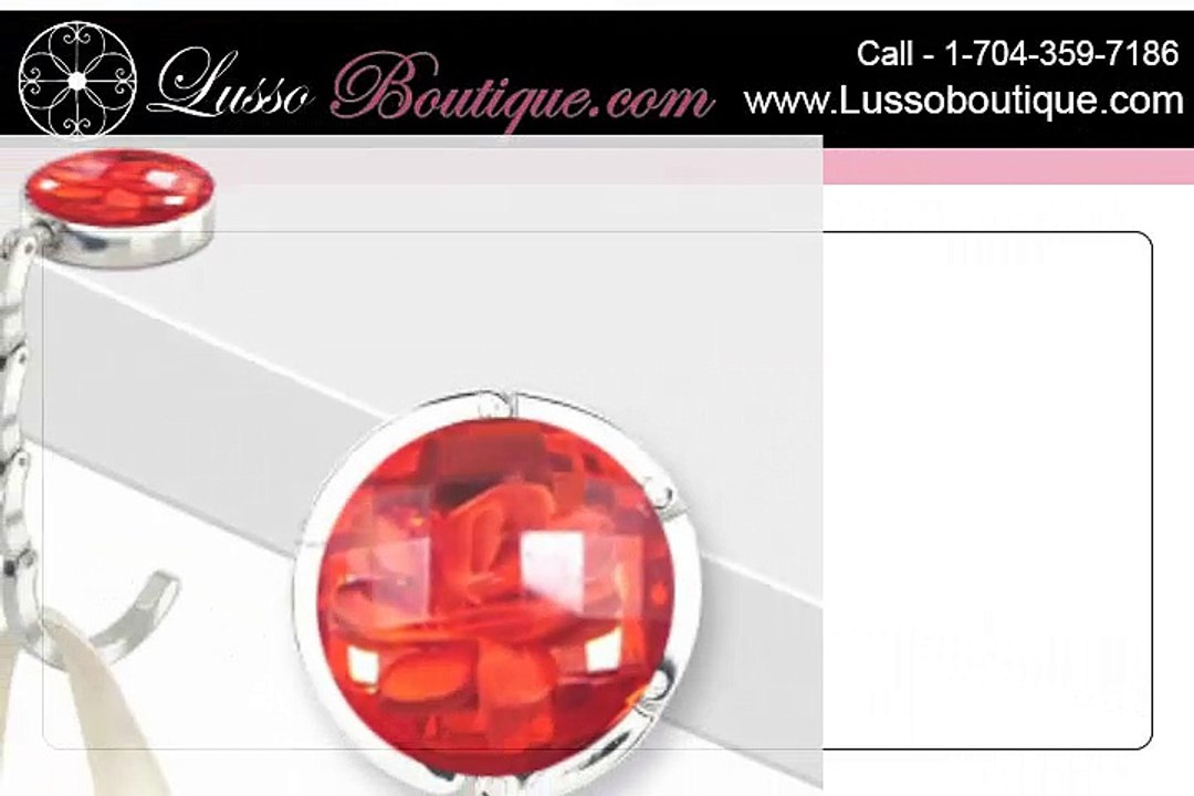 Rose Handbag Holder Purse Hook by Lussoboutique