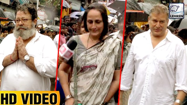 Shashi Kapoor's Childrens Attend His Last Rites Full Video