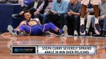 Stephen Curry Suffers Sprained Ankle In Win Over Pelicans