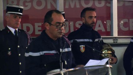 Un large extrait du discours du Commandant Jean-Marc Roditis.
