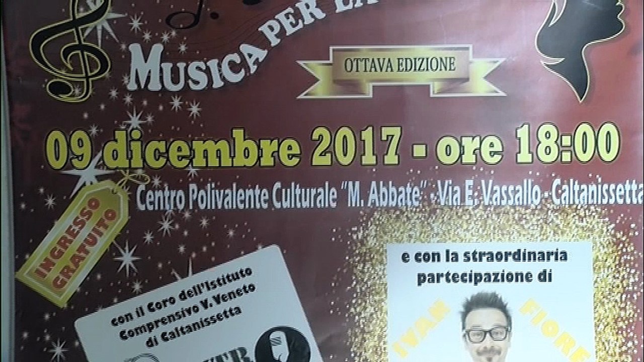 Musica per la memoria sabato 9 al Centro Abbate - Musica per la memoria sabato 9 al Centro Abbate