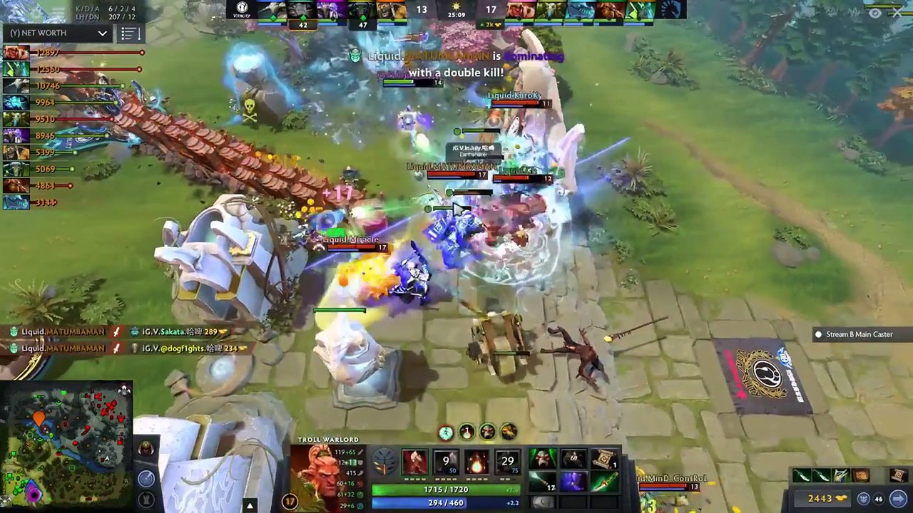 Liquid vs iG.V - The International 2017 Group Stage DOTA 2 AUG 2017