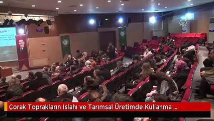 Çorak Toprakların Islahı ve Tarımsal Üretimde Kullanma Olanakları" Paneli