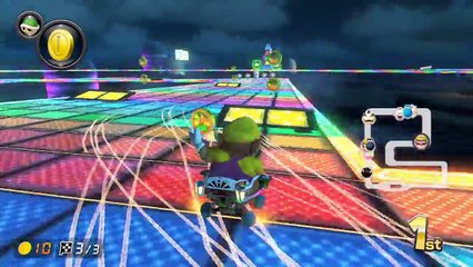 【マリカー8デラックス 実況】刺（青甲羅）読みで落下するのかよー