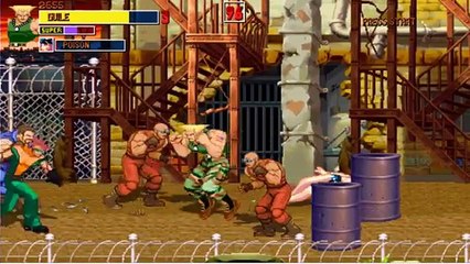 ストリートファイターのキャラたちがファイナルファイトに登場！？ステージクリアを目指す！ ＃１