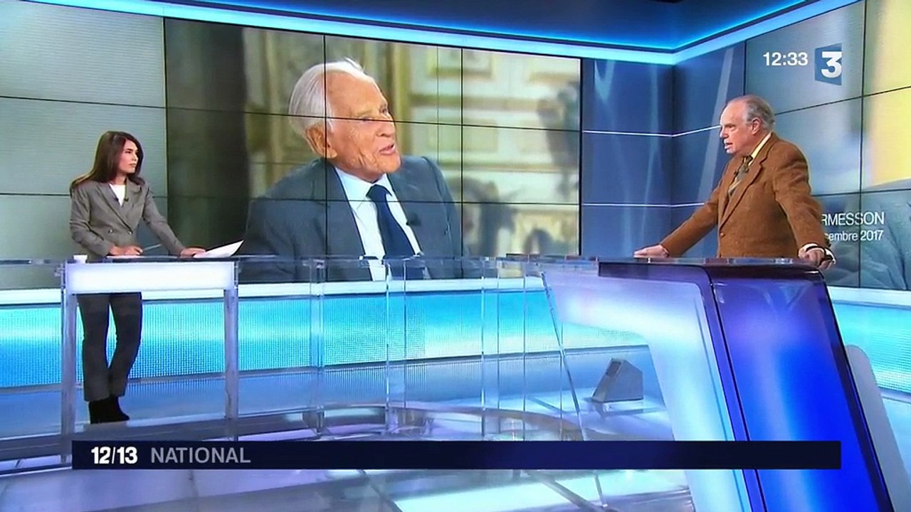 Pour Frédéric Mitterrand, avec Jean d'Ormesson, "l'esprit français existait"