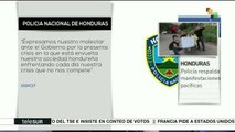 Policías hondureños se niegan a reprimir las protestas del pueblo