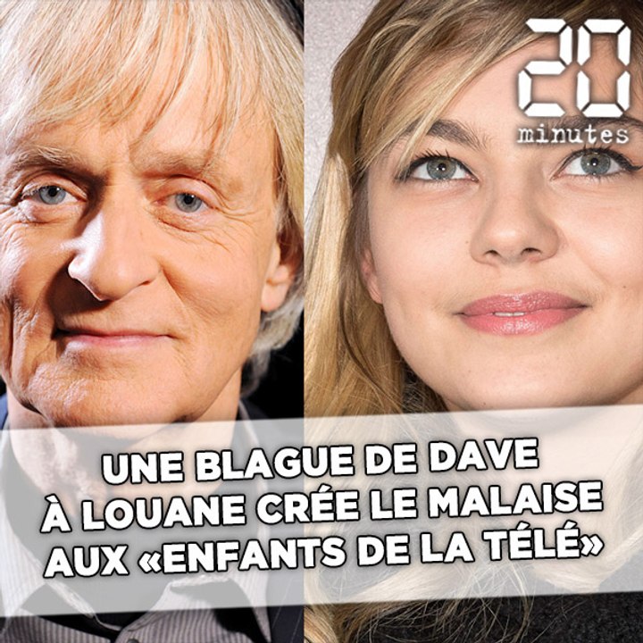 Une blague de Dave à Louane crée le malaise aux «Enfants de la télé»