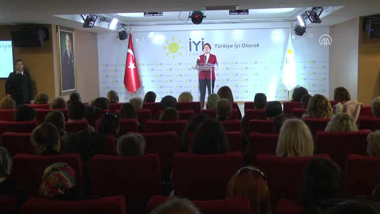 İyi Parti Genel Başkanı Akşener: "Partimize Yüzde 25 Kadın Kotası Koyduk"