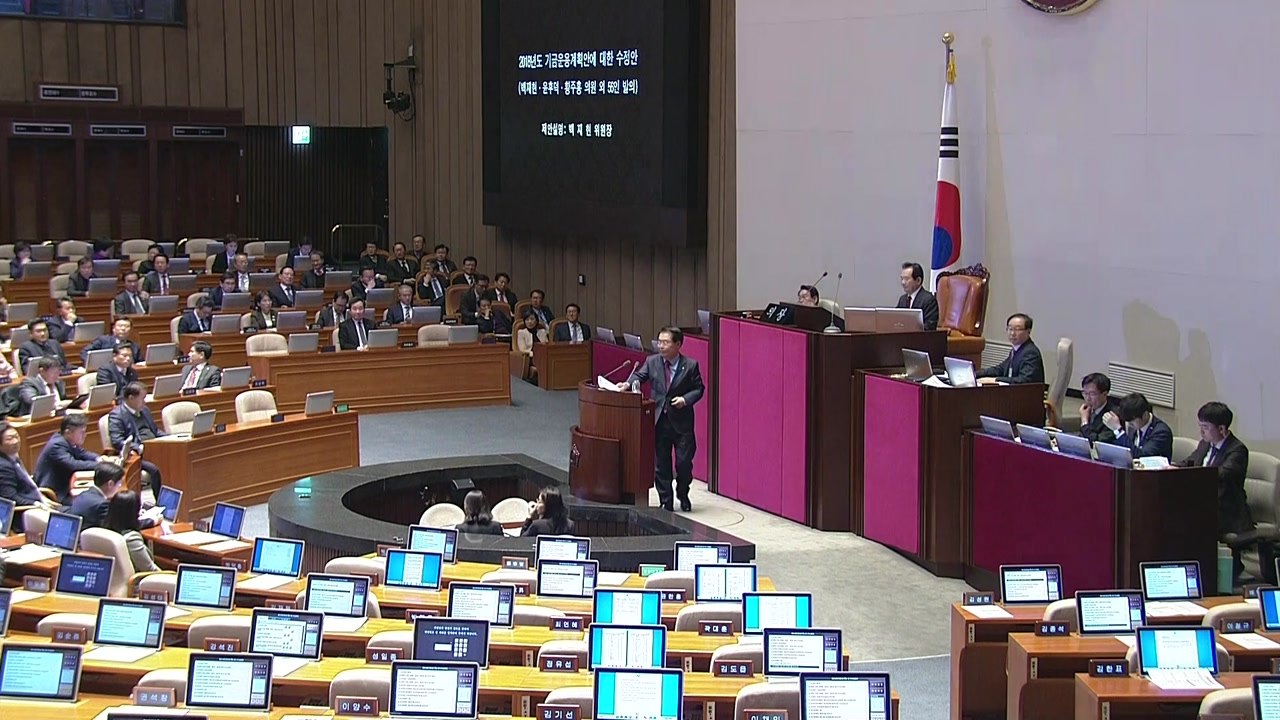 새해 예산안 428조 원 국회 통과...법정기한 나흘 초과 / YTN