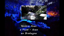 La rivière Aven à Pont Aven en Bretagne dans le Finistère