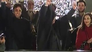 Asif Ali Zardari dances at PPP rally