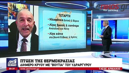 "Βουτιά" του υδράργυρου το επόμενο 48ωρο - Τι λέει ο Αρνιακός για τα Χριστούγεννα