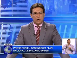 Presentan en Carondelet Plan Nacional de Discapacidades