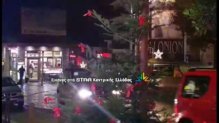 Ξεκίνησε να χιονίζει στο Καρπενήσι