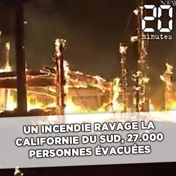 Un incendie ravage la Californie du Sud, 27.000 personnes évacuées