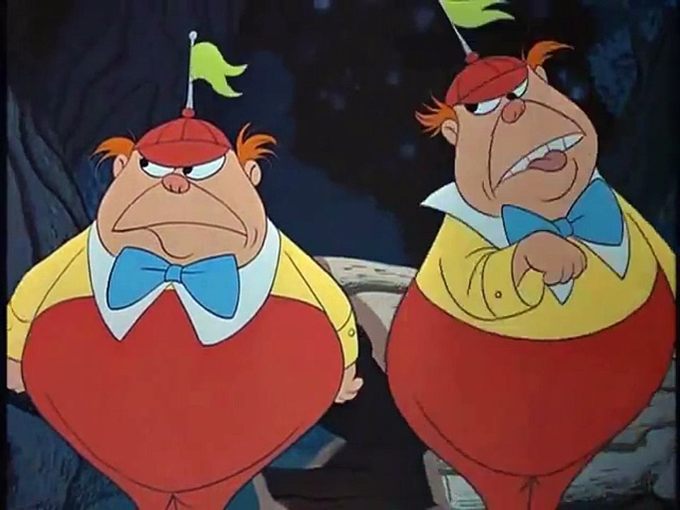 Alice in Wonderland Tweedledee and Tweedledum
