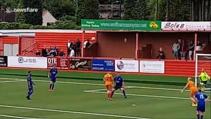 Roll out the Barrel! Keeper plays outfield and bags hat-trick
