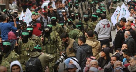 ABD'nin Kudüs Kararına Tepki Gösteren Kassam Tugayları Gazze'de Gövde Gösterisi Yaptı