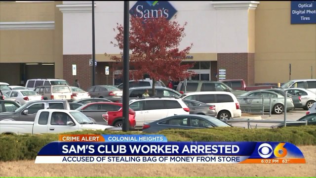 Worker Accused of Stealing $60K From Virginia Sam`s Club