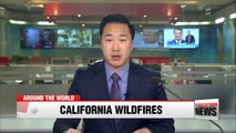 Thousands evacuated as California wildfires spread