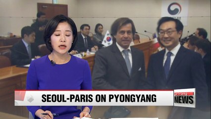 South Korea and France agree to intensify coordination against North Korea