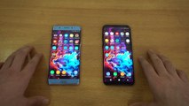 Samsung Galaxy NOTE FE vs Galaxy S8 Plus - Speed Test! (4K)-uZmo2JfxreA