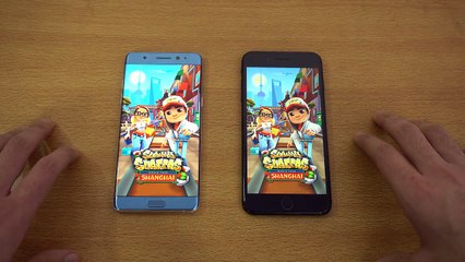 Samsung Galaxy NOTE FE vs iPhone 7 Plus - Speed Test! (4K)-kgz5s0X6En4