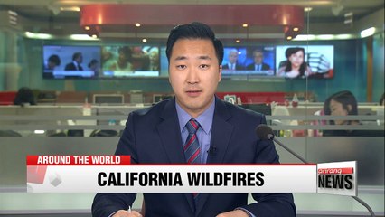 Télécharger la video: Thousands evacuated as California wildfires spread