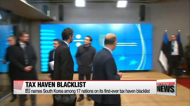 EU names 17 countries, including South Korea, on its first-ever tax haven blacklist